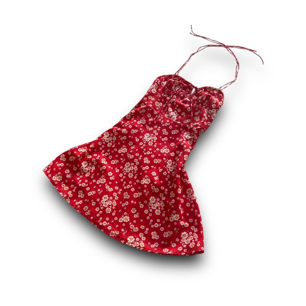 Princess Polly Red Floral Sundress